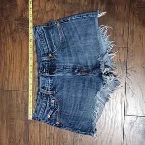 Levi's denim shorts